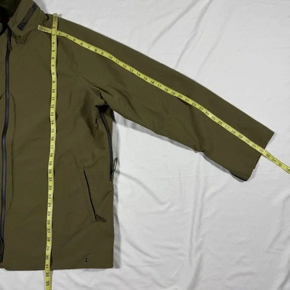 Filson Men's Size XL Green Nylon Vented Rain Liner Soft Shell Jacket NO HOOD - Picture 7 of 16